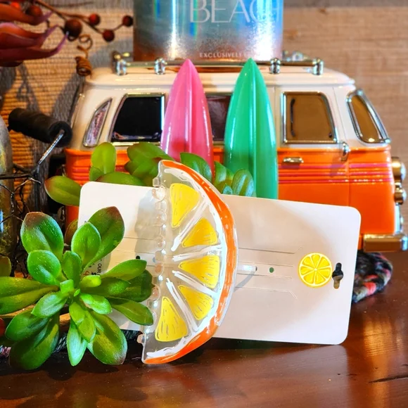 Claw Clip Citrus Hair Clip NWT - Picture 6 of 9